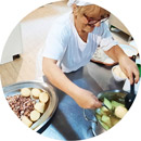 Cucina interna e diete personalizzate