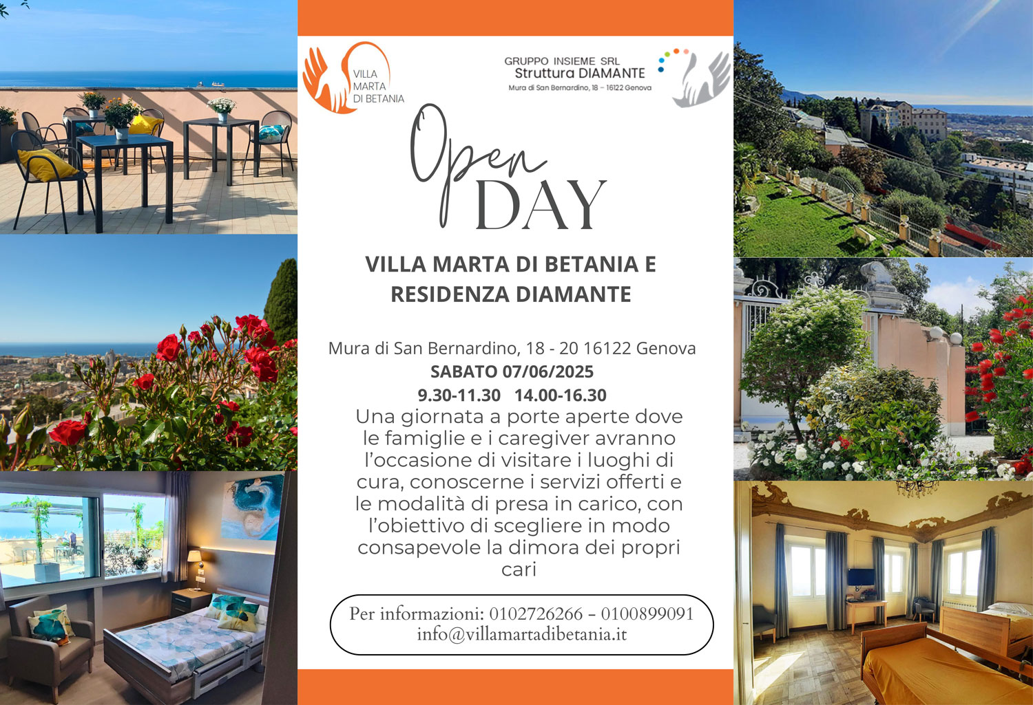 Open Day - RSA Genova Castelletto - Villa Marta di Betania