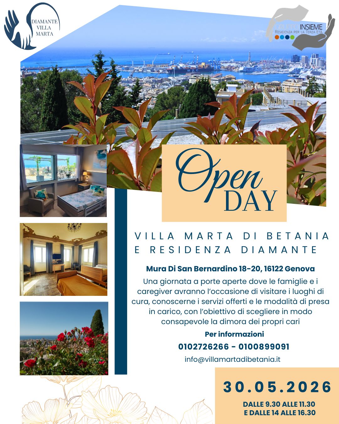 OPEN DAY DIAMANTE 30 maggio 2026
