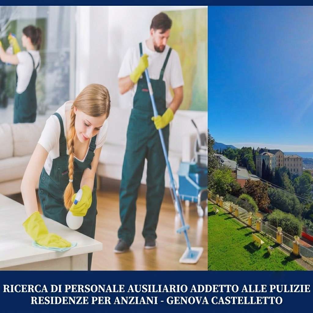 Ricerca personale pulizie genova
