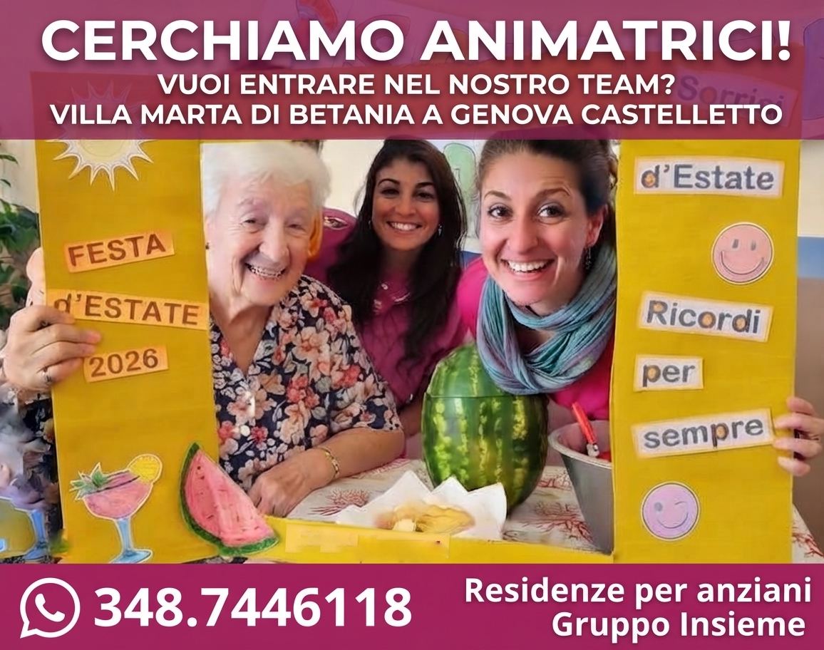 Offerta di Lavoro: Ricerca Animatrici Genova